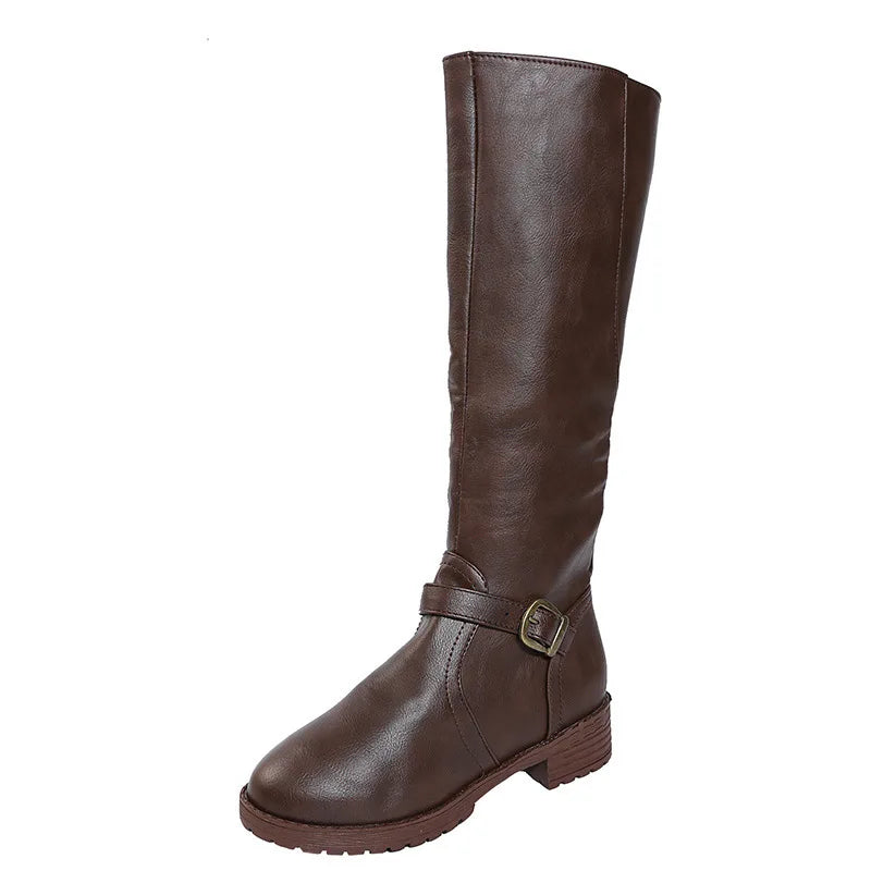Cassia Side Zip Riding Boots