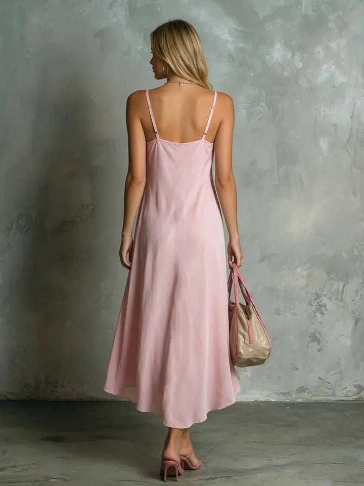 Ines Cowl Neck Midi Dress