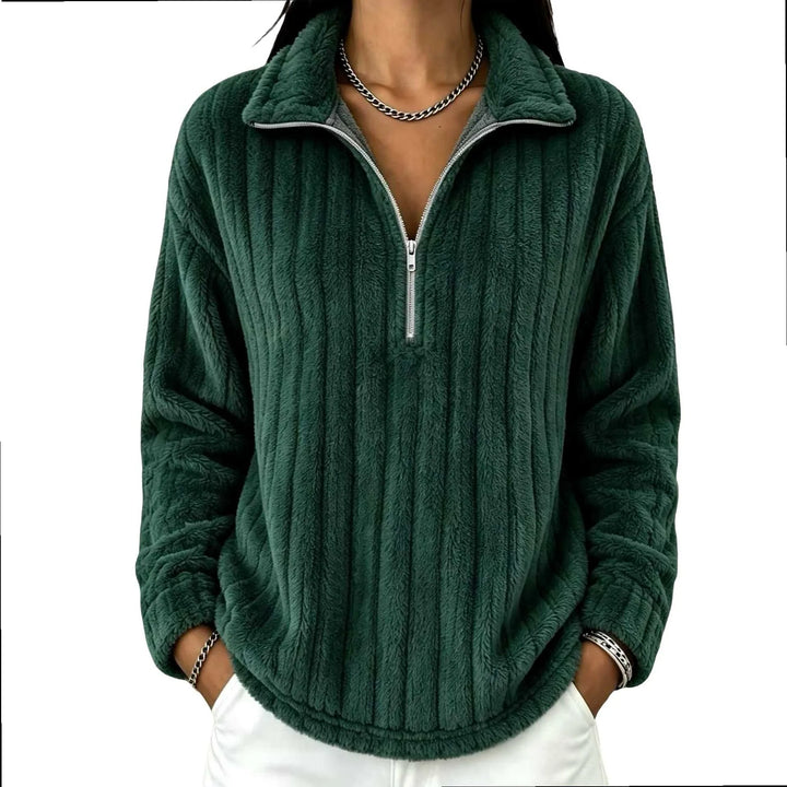 Agathe Quarter Zip Pullover