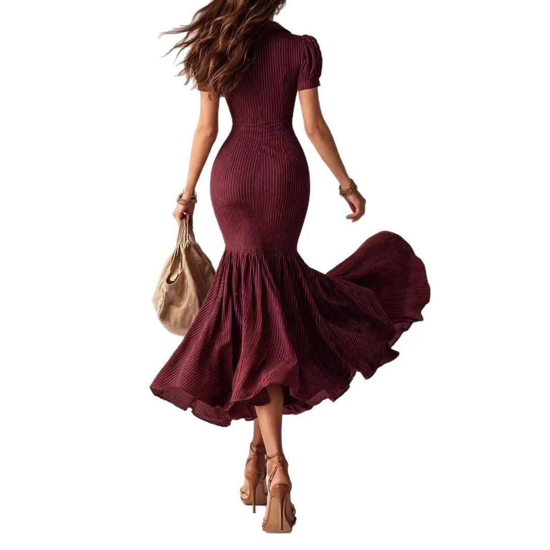 Ophelia Button Front Shirt Dress