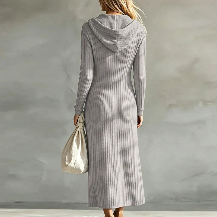 Eugenie Half Zip Hoodie Dress