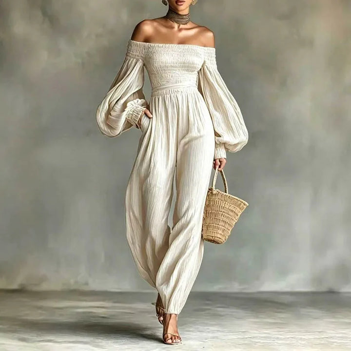 Elara Off Shoulder Jumpsuit