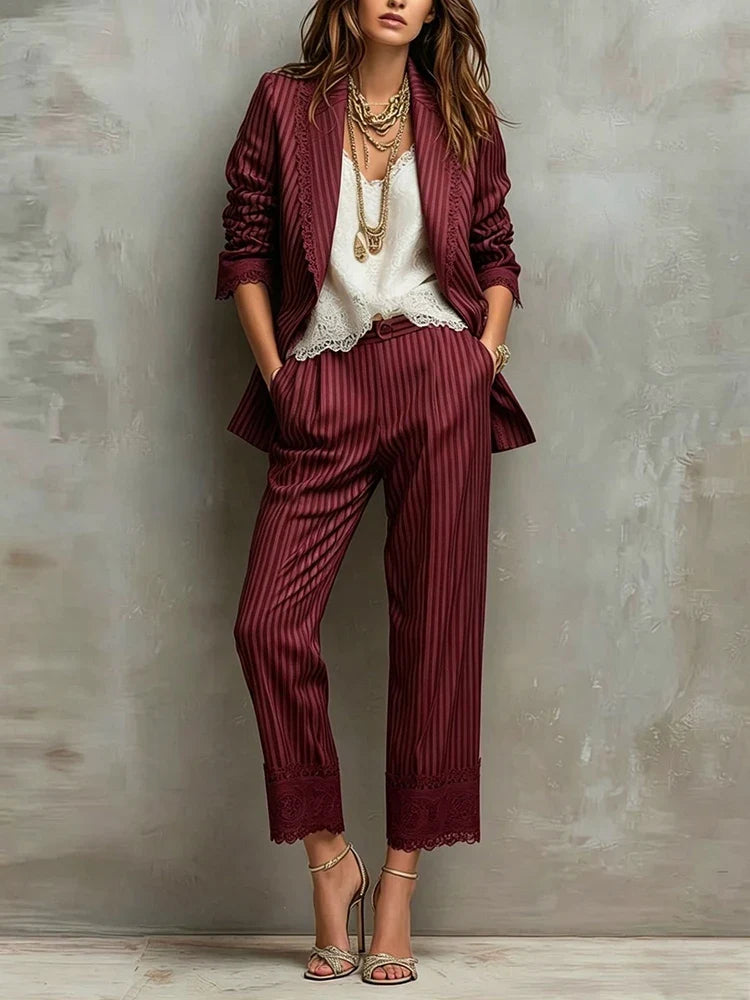 Marguerite Wide Leg Pantsuit