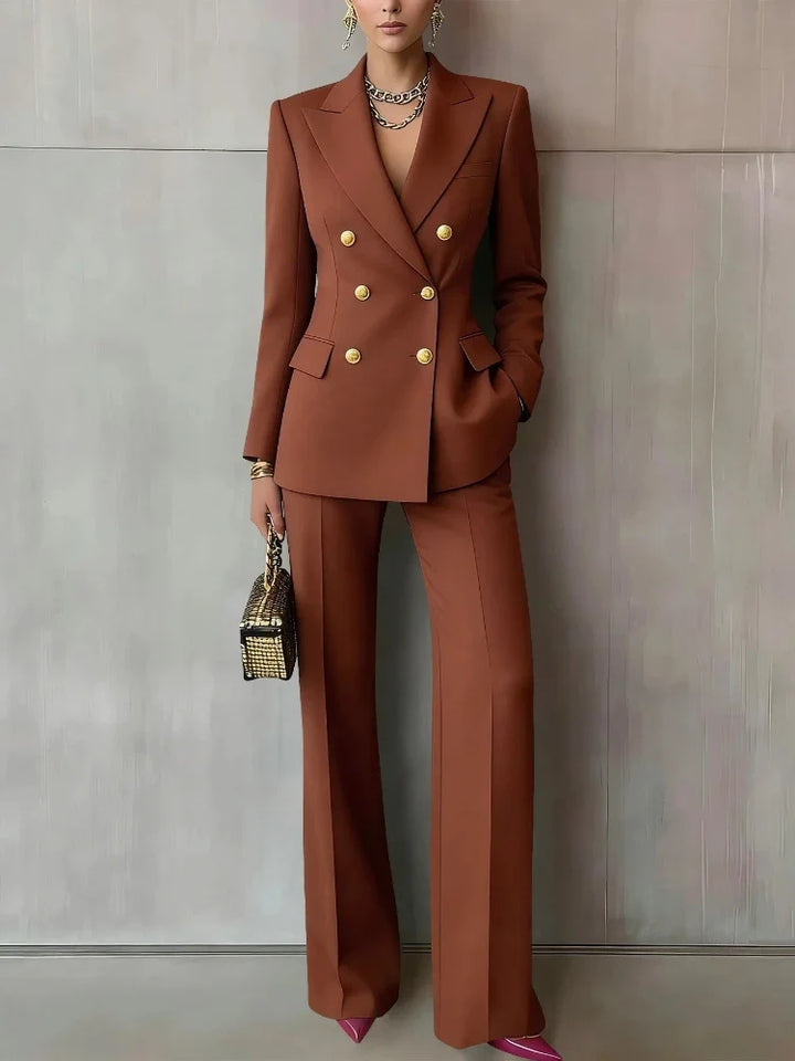 Solene Double Breasted Pantsuit