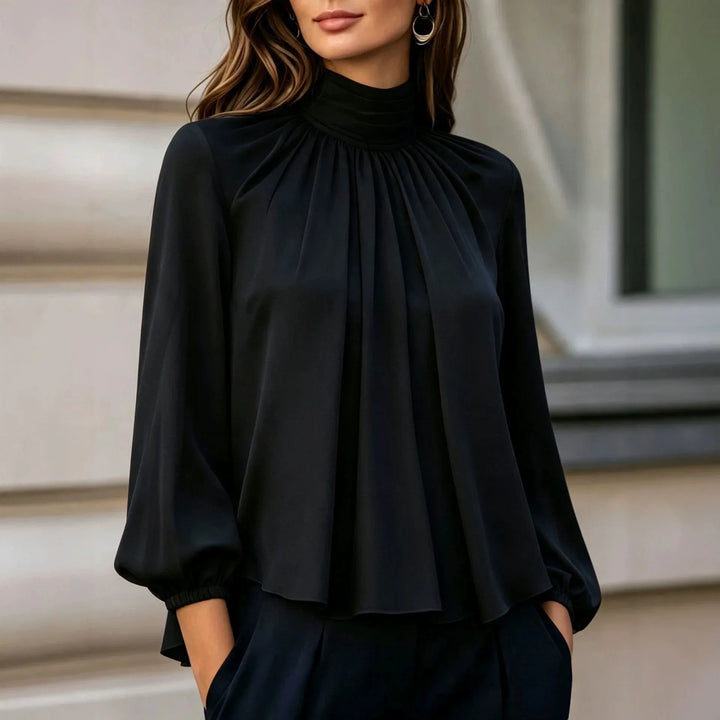 Linnore Gathered Neck Blouse