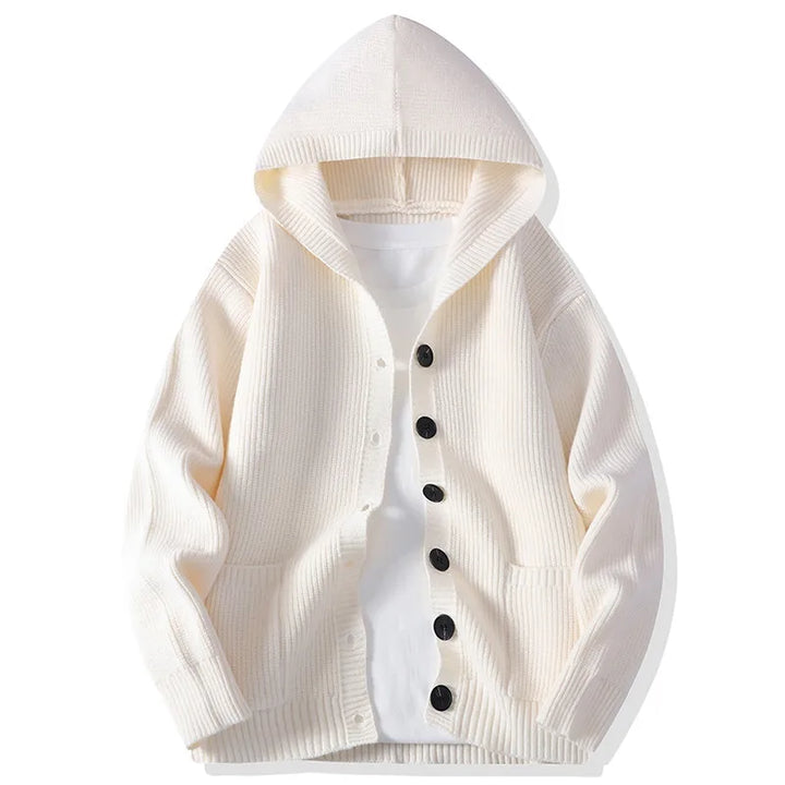 Holt Hooded Button Cardigan