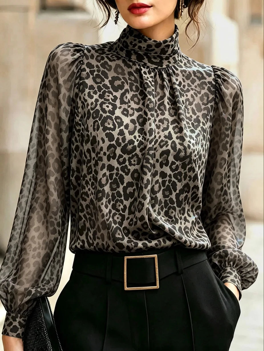 Imogen Lantern Sleeve Blouse
