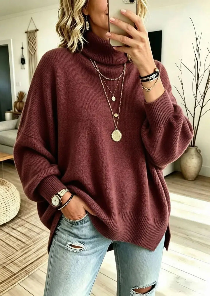 Wren Turtleneck Knit Sweater