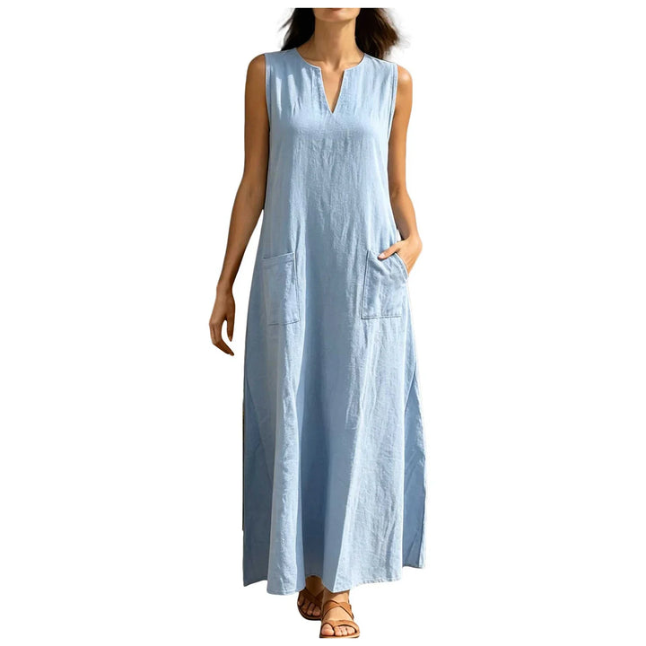 Eliana Sleeveless Pocket Sundress