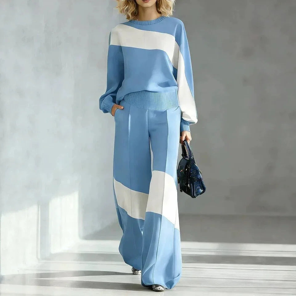 Guinevere Color Block Two Piece Set