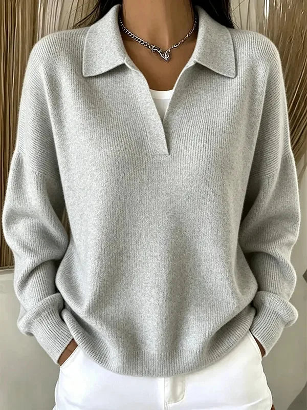 Isadora Ribbed Knit Polo