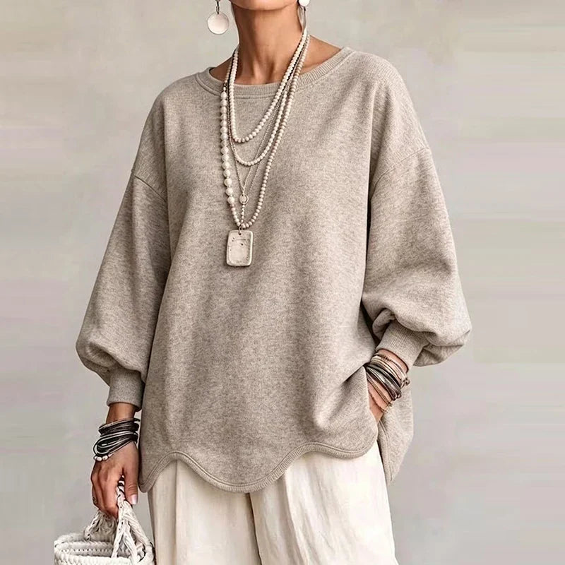 Marielle Dropped Shoulder Pullover