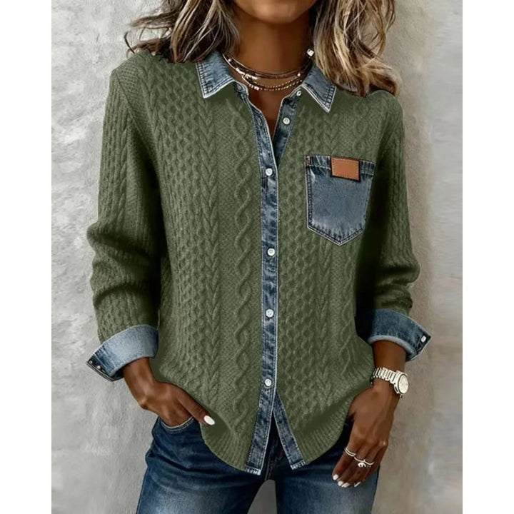 Sabine Cable Knit Overshirt