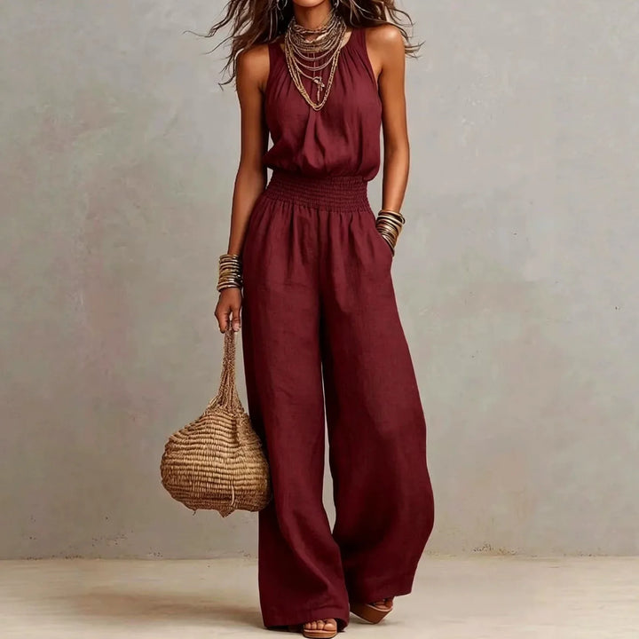 Kyrella Flowing Wide Leg Jumpsuit