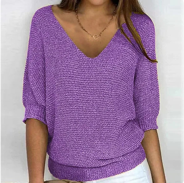 Vivienne Ribbed Knit Top