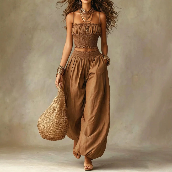 Andrina Wide Leg Two-Piece Set