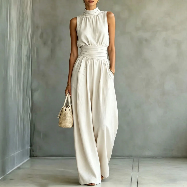 Eva Sleeveless Wide Leg Jumpsuit