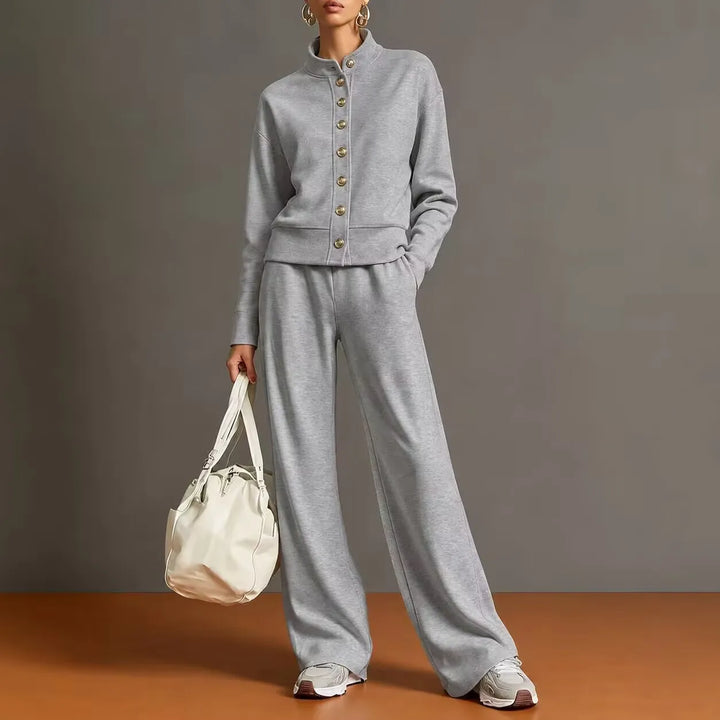 Sofia Button Front Pant Set