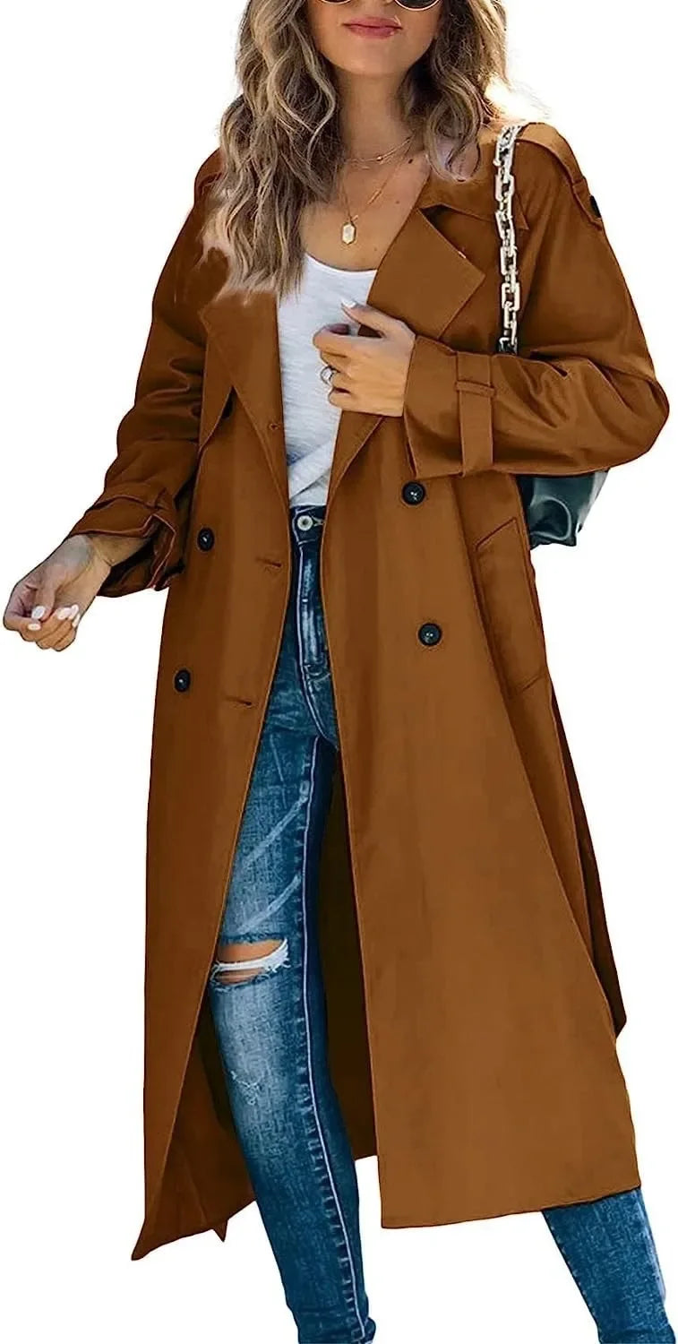 Astrid Double Breasted Trench Coat