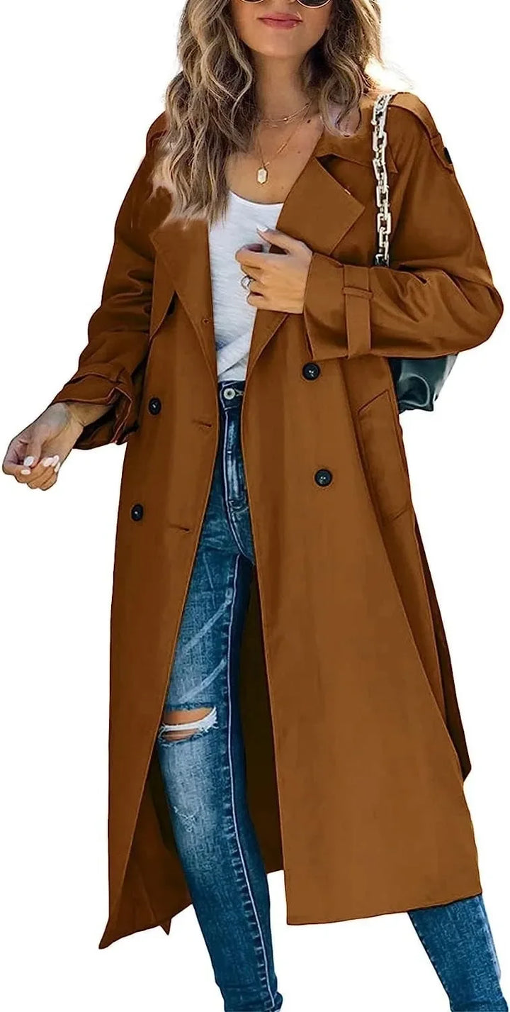 Astrid Double Breasted Trench Coat