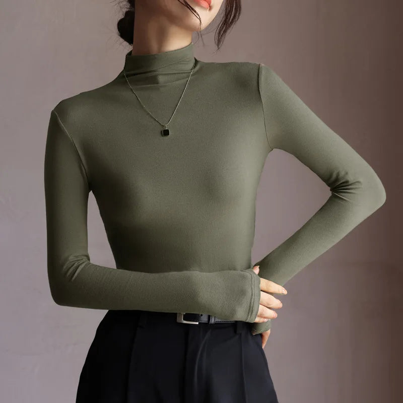 Fiona Mock Neck Knit Top