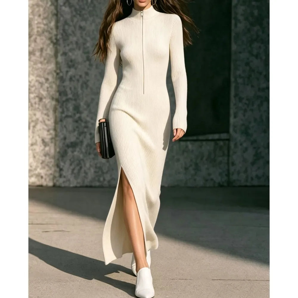 Kamilla Ribbed Long Dress
