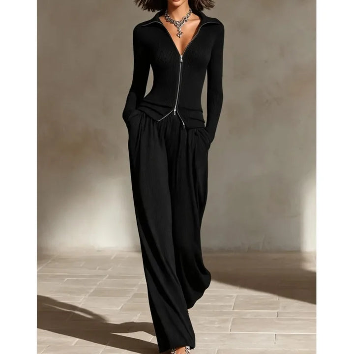 Bianca Zip Front Pant Set