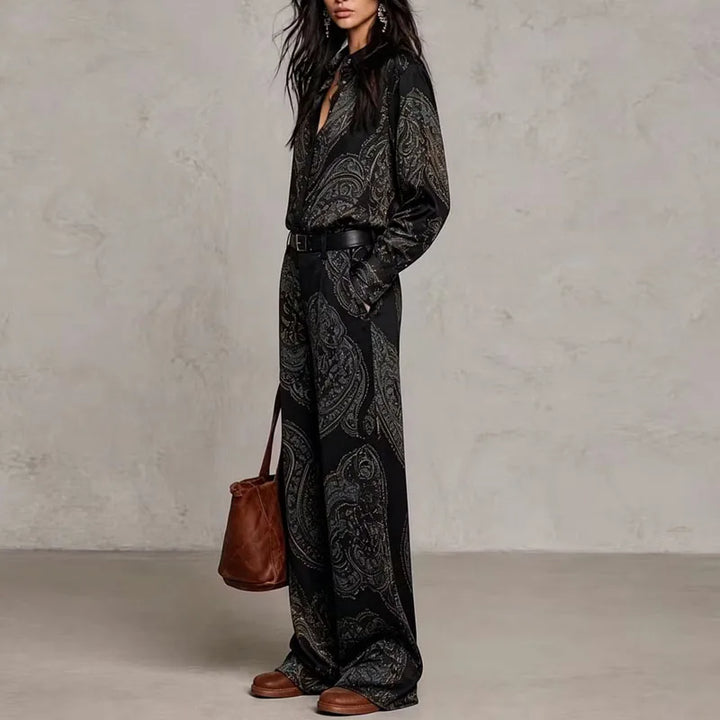 Rosalind Paisley Print Two Piece Set