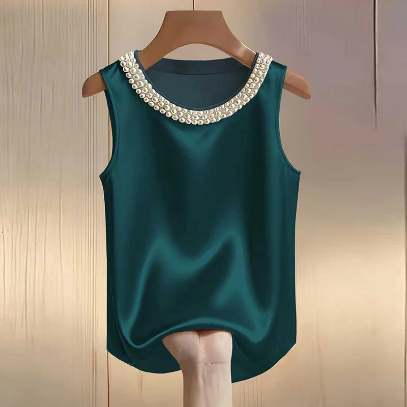 Kayla Beaded Elegant Blouse