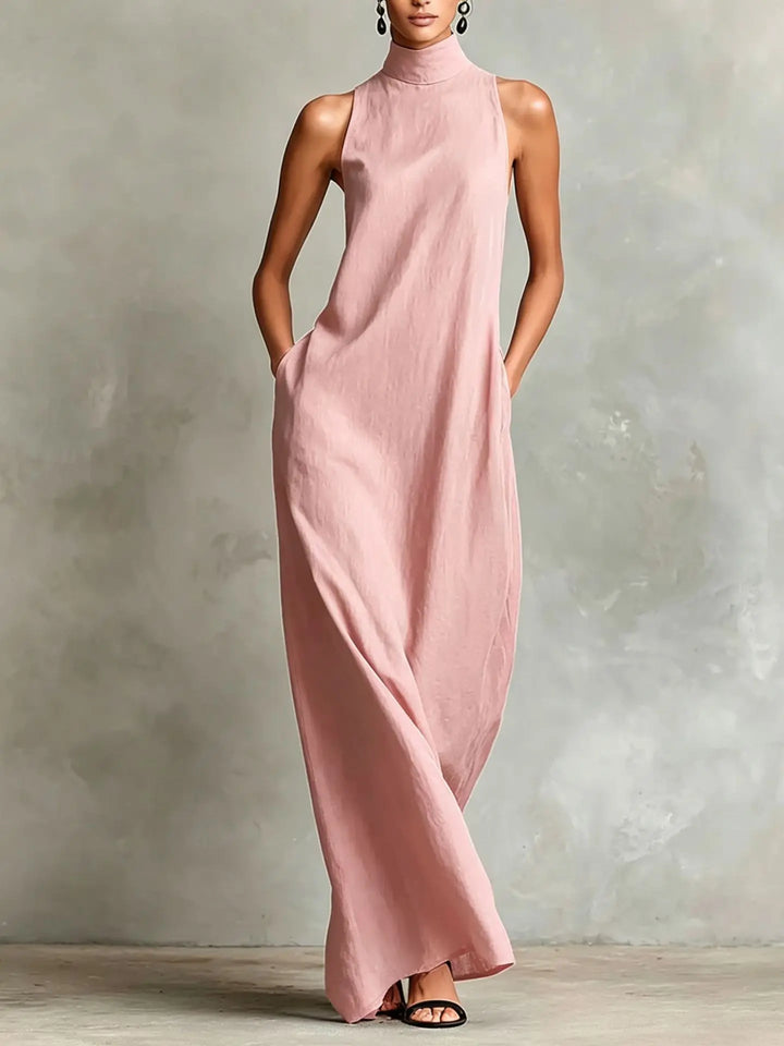 Mirelle Sophisticated Pocket Maxi Dress