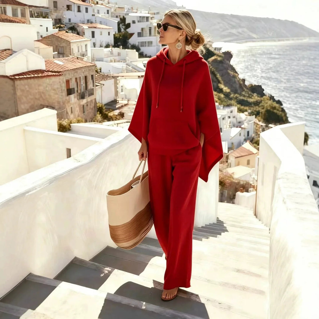 Elara Relaxed Hooded Two-Piece Set