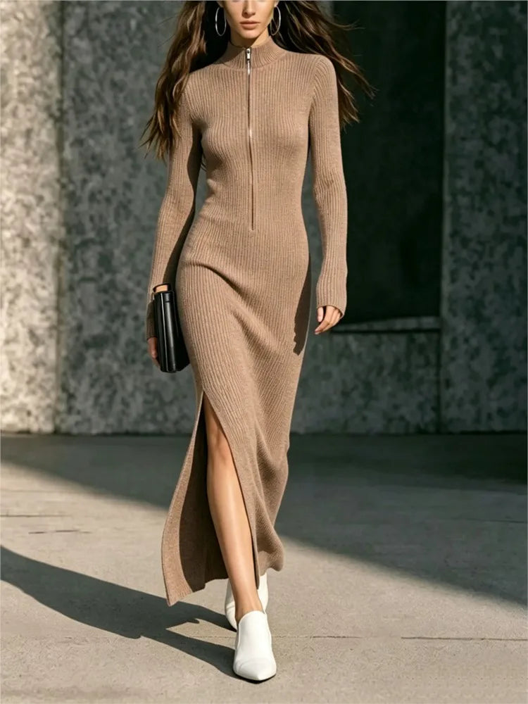 Kamilla Ribbed Long Dress
