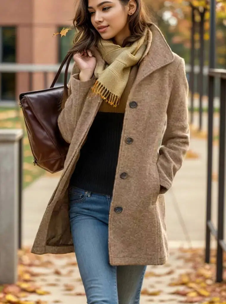 Fiora Single Breasted Coat