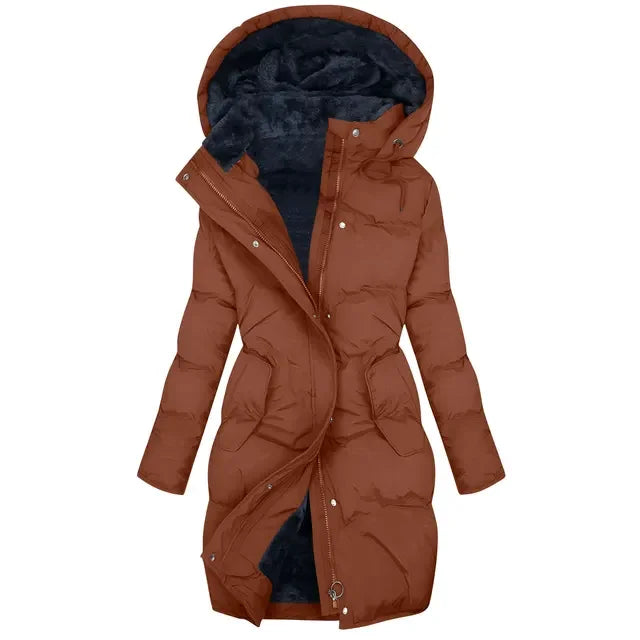 Amalia Drawstring Waist Puffer