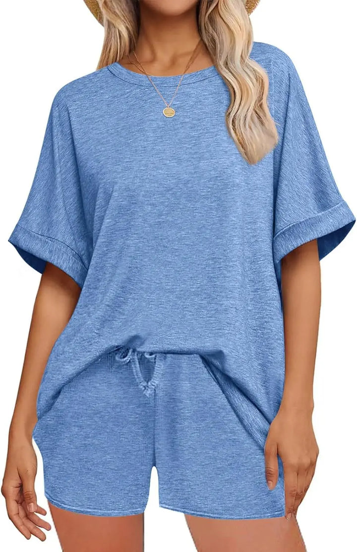 Cassidy Casual Lounge Shorts Set