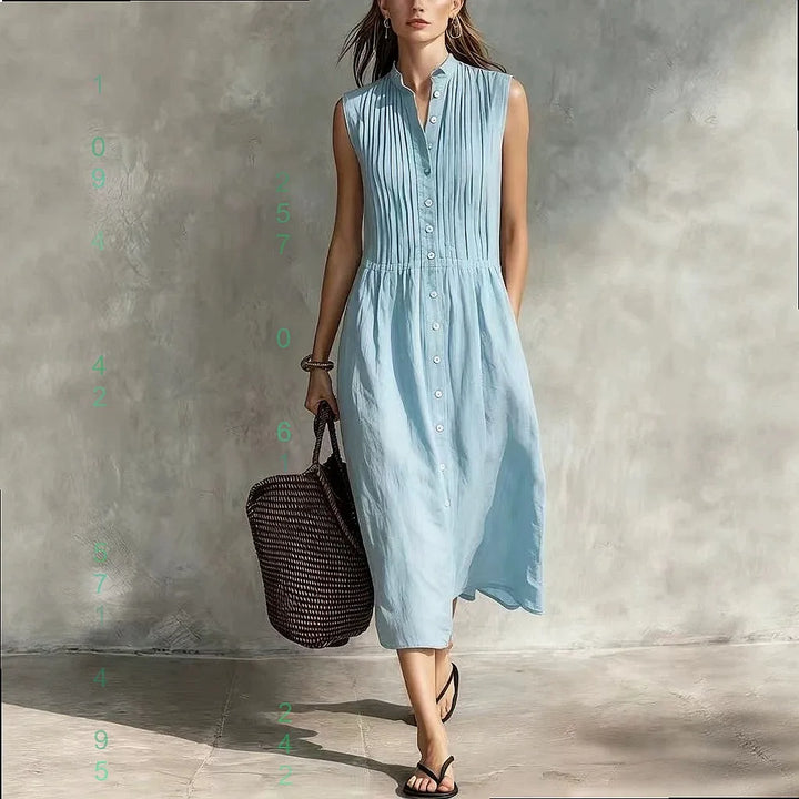 Valeriana Elegant Relaxed Midi Dress