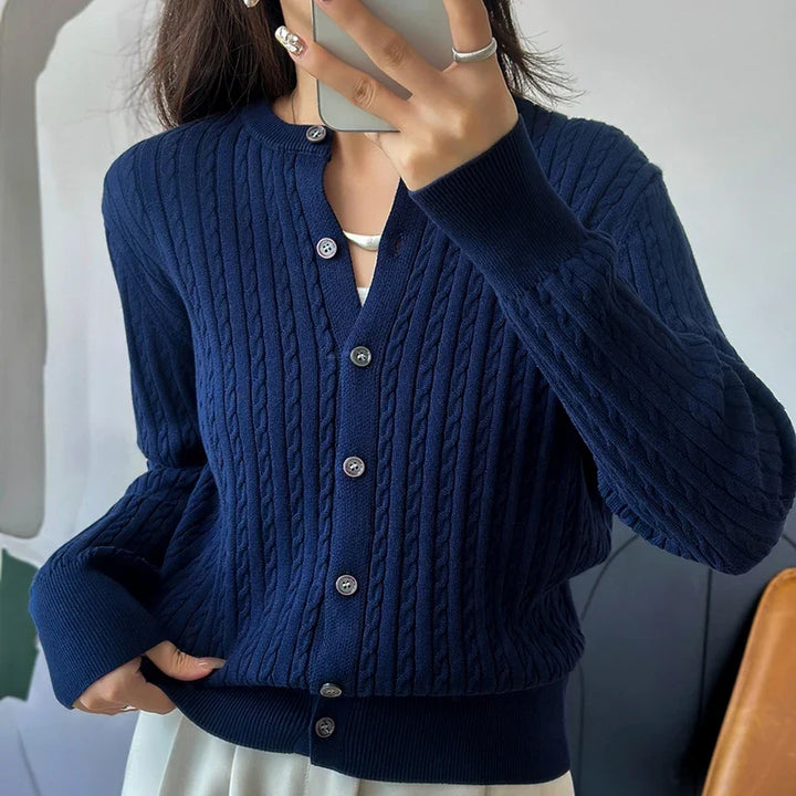 Elowyn Cable Knit Cardigan