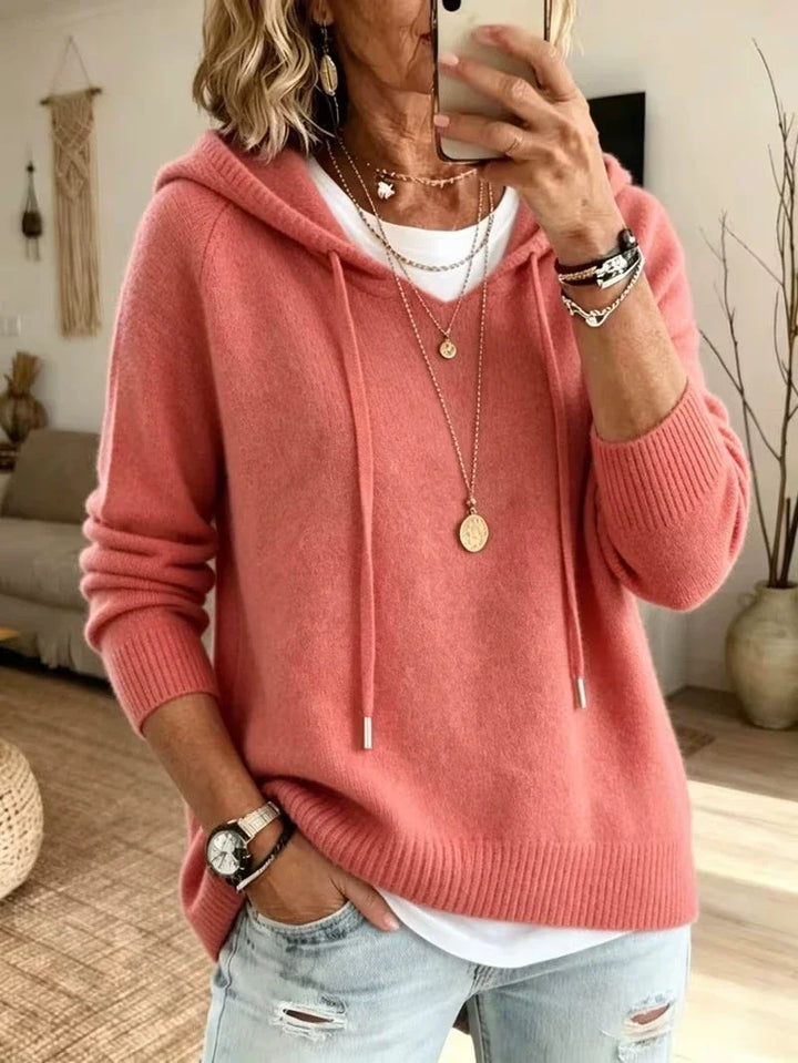 Margot Drawstring Hood Sweater
