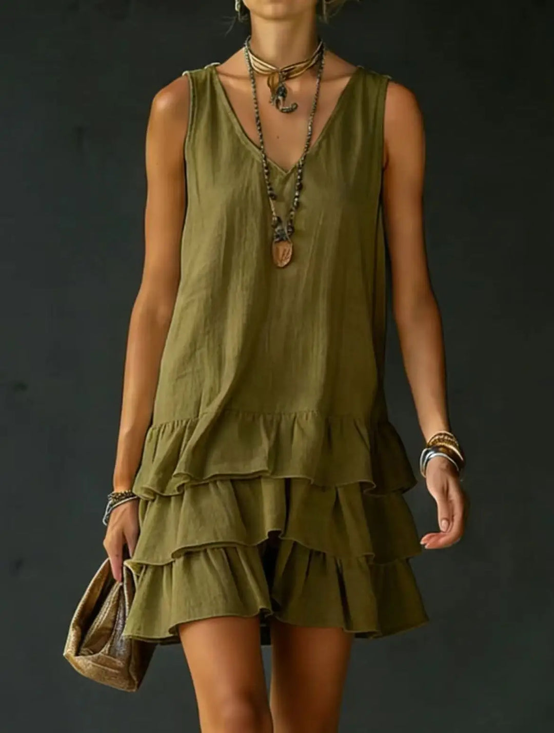 Reese Ruffle Mini Dress