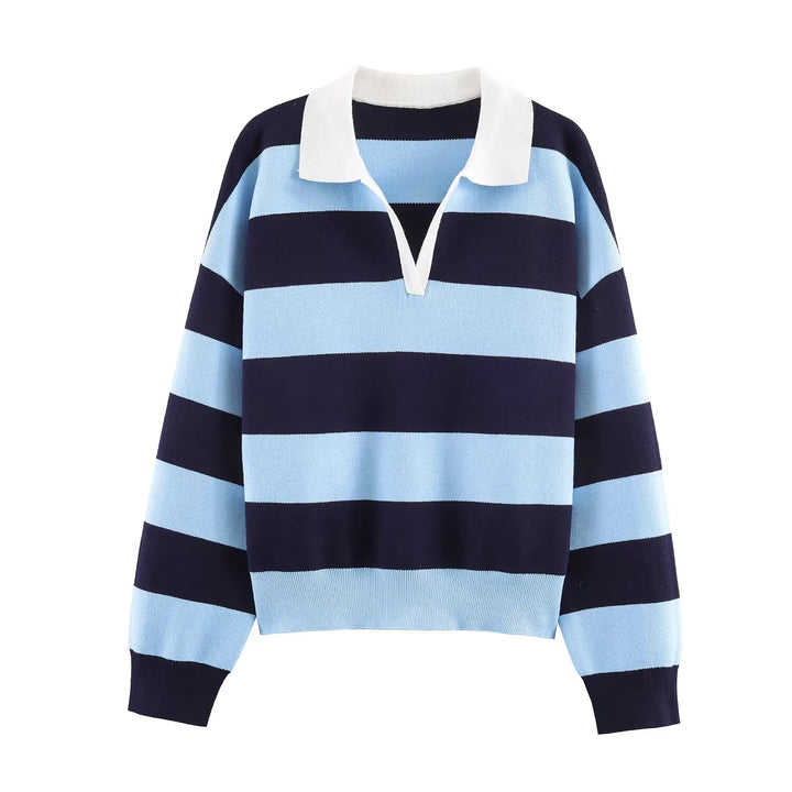 Imogen Johnny Collar Polo Sweater