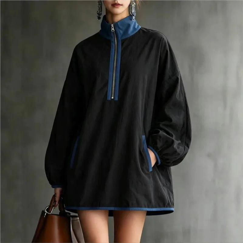 Verity Half Zip Mini Dress