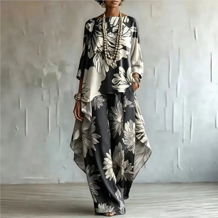 Simone Asymmetric Hem Set