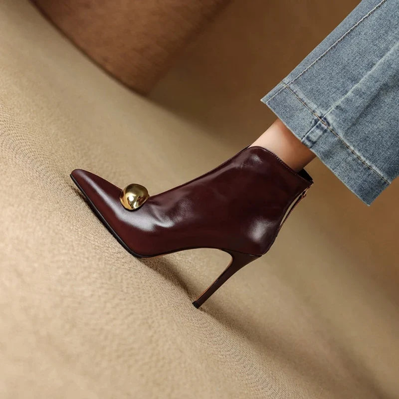 Delphine Pointed Toe Ankle Boot