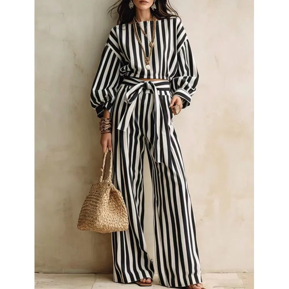 Emma Striped Matching Set