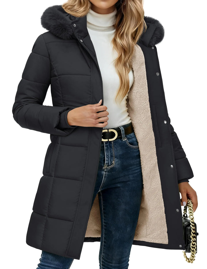 Edith Sherpa Lined Detachable Parka