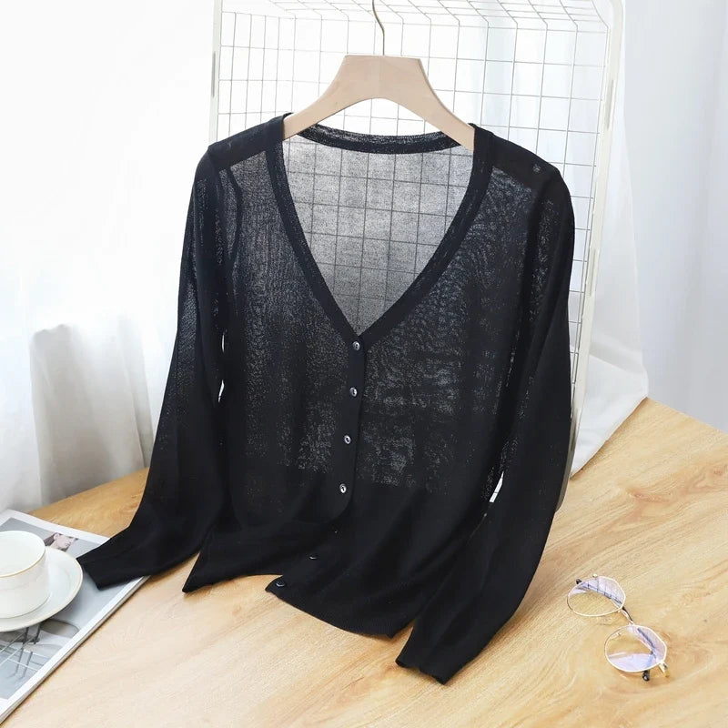 Kimona Ice Silk Cardigan
