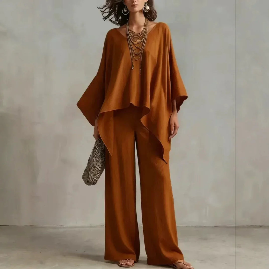 Yelena Relaxed Flowy Wide Leg Set