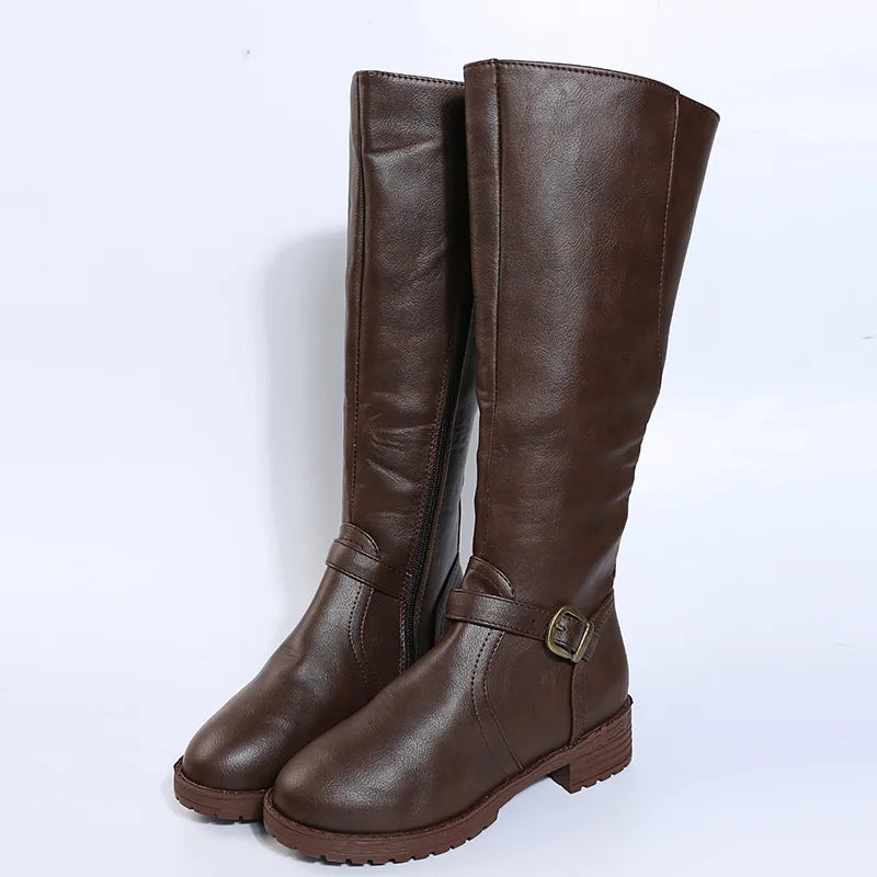 Cassia Side Zip Riding Boots