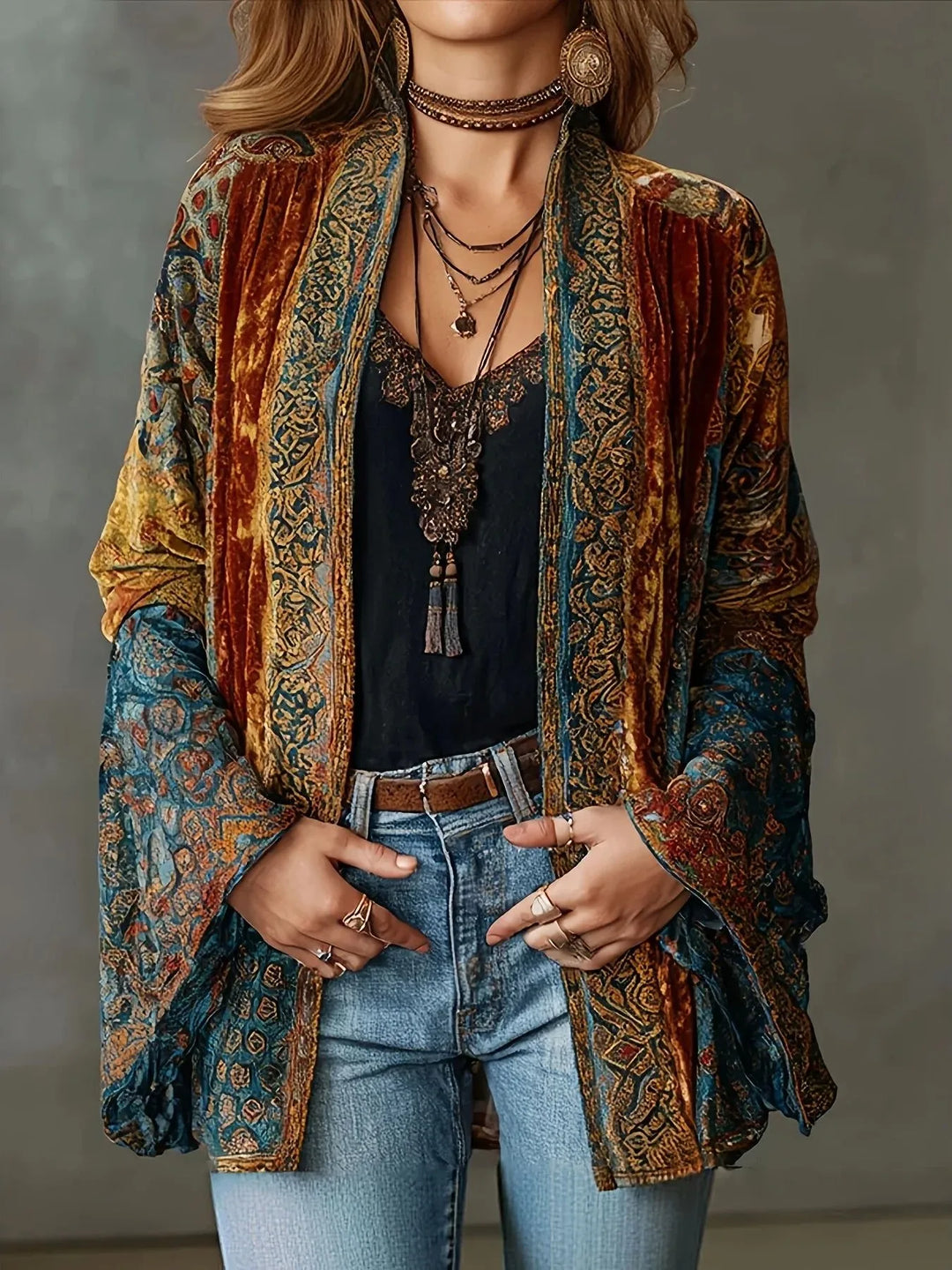 Marnika Open Front Cardigan