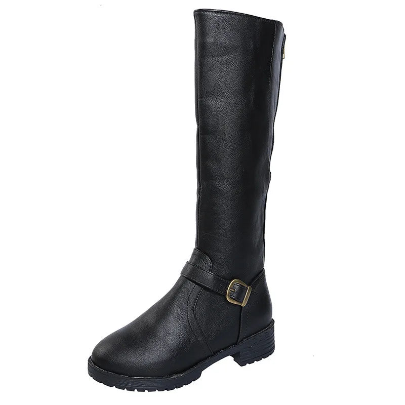 Cassia Side Zip Riding Boots